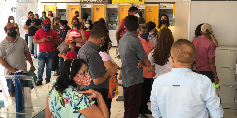 Caos no Banco do Brasil em São Raimundo Nonato