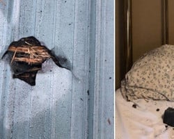 Susto: moradora desperta após queda de meteorito sobre o travesseiro