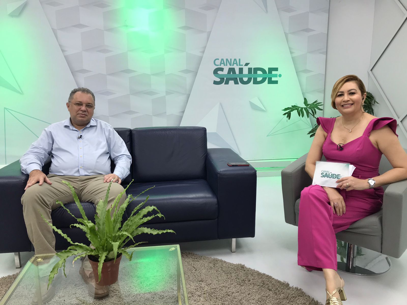 Florentino Neto concedeu entrevista para o Canal Saúde, na Rede MN
