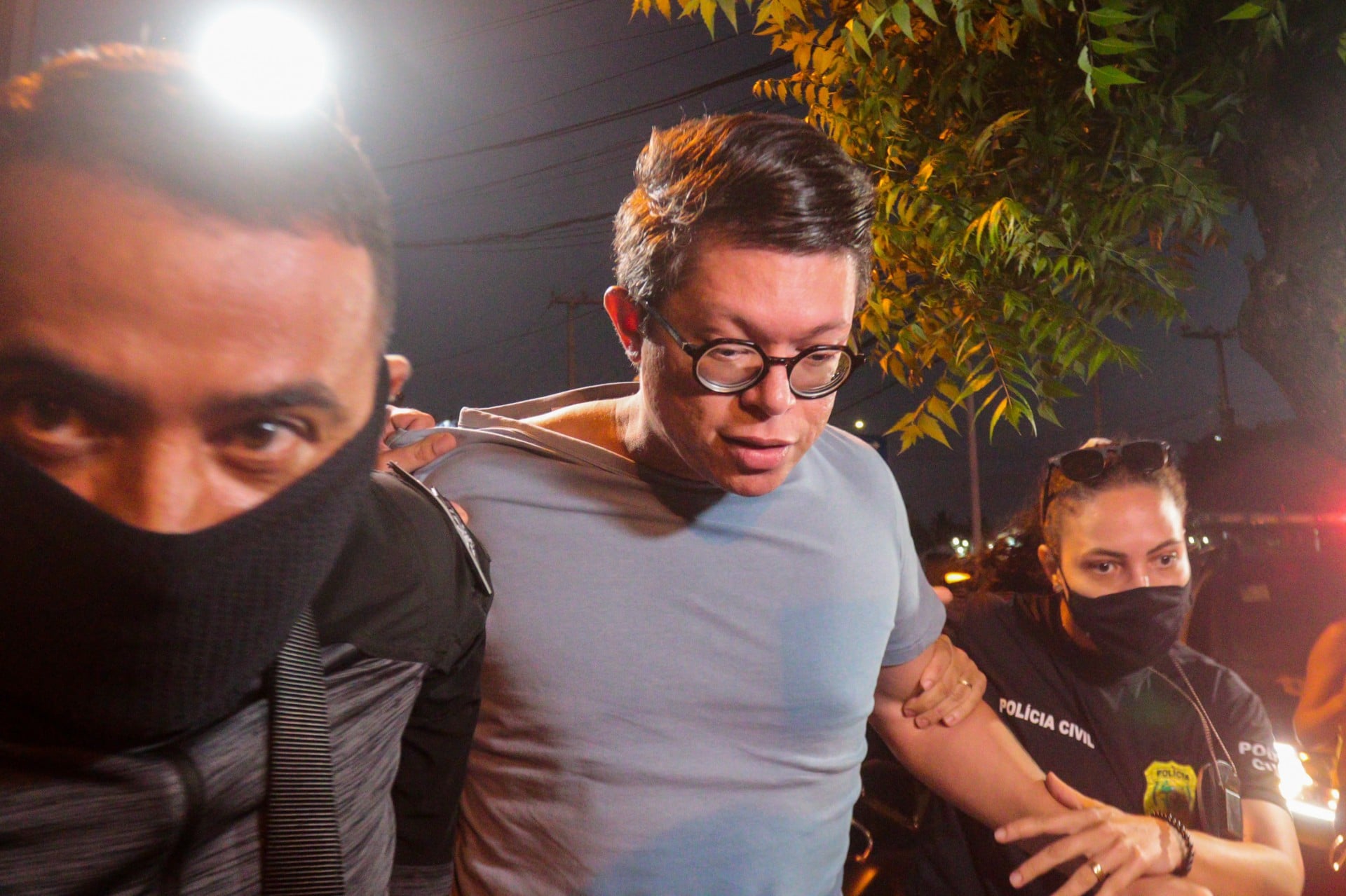 DJ Ivis é solto em Fortaleza Foto: Barbara Moira 