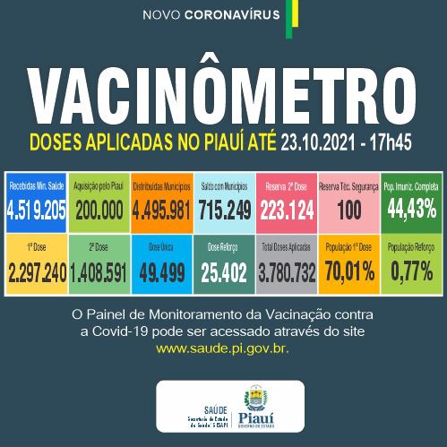 Piauí registra 190 casos e dois óbitos por Covid-19 nas últimas 24 horas - Imagem 2