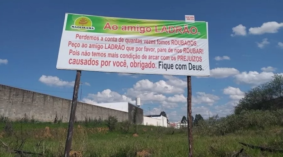 Empresário não aguentava mais tantos furtos ocorrendo em sua madeireira - Foto: Arquivo Pessoal