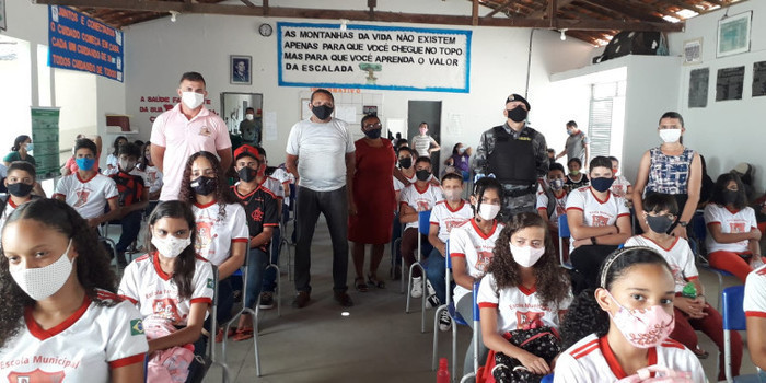 CT/GPM da PMPI realizam palestra sobre Trânsito pra alunos do 6º ao 9º anos