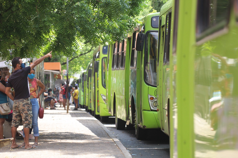 População está sem transporte público em Teresina | FOTO: Raíssa Morais