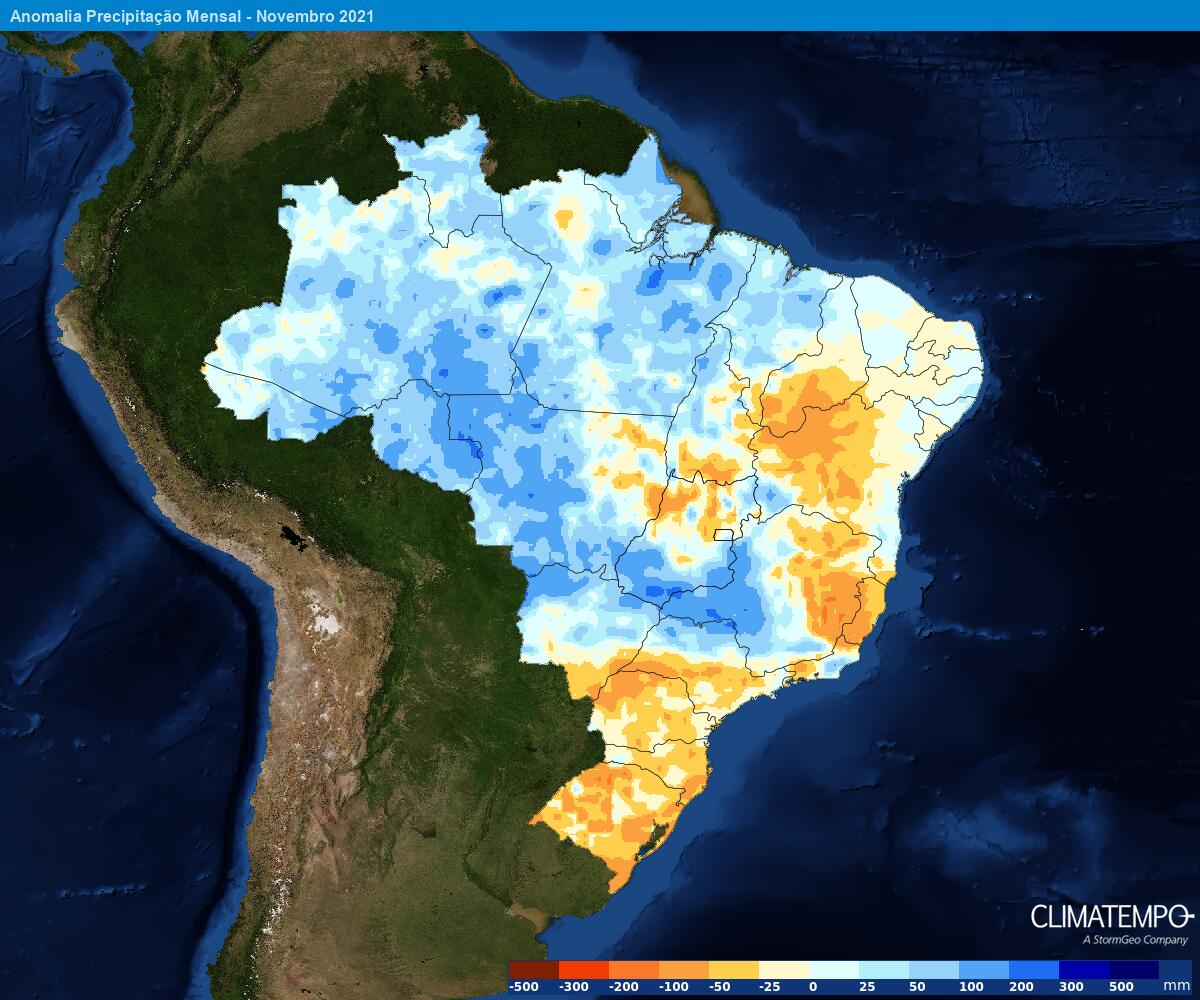 Piauí terá volume de chuvas ao Norte e menos | FOTO: Climatempo