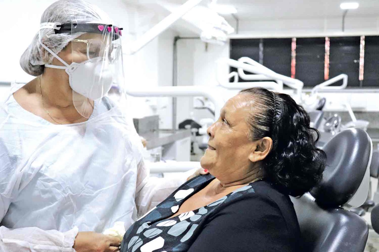 Maria da Conceição faz acompanhamento na clínica há três meses 