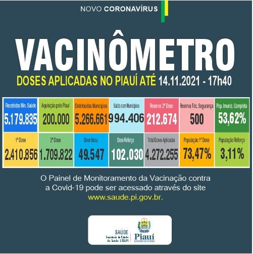 Piauí registra 47 casos e quatro óbitos por Covid-19 nas últimas 24 horas - Imagem 2