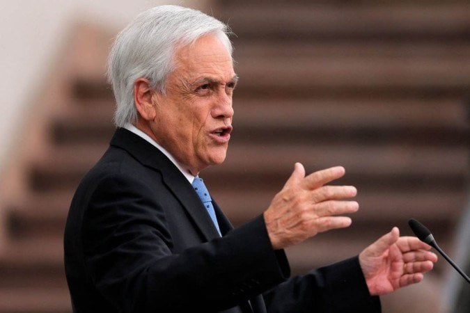 O presidente do Chile, Sebastián Piñera - Foto: Reprodução