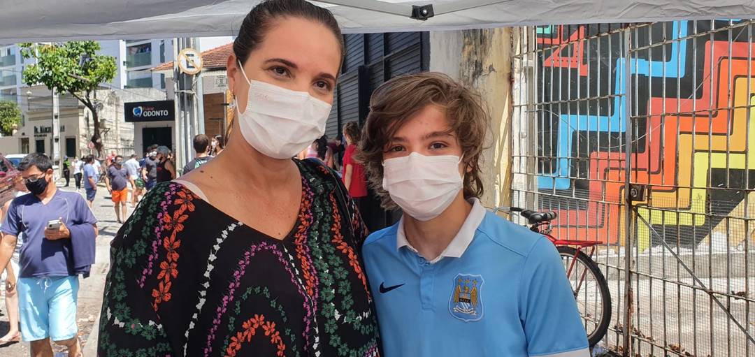 Vinícius Pimentel, de 14 anos, fará o Enem pela primeira vez - Foto: Luiza Falcão/G1