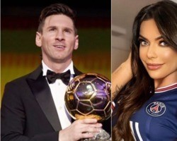 Modelo brasileira diz que ficará nua em estádio se Messi levar Bola de Ouro