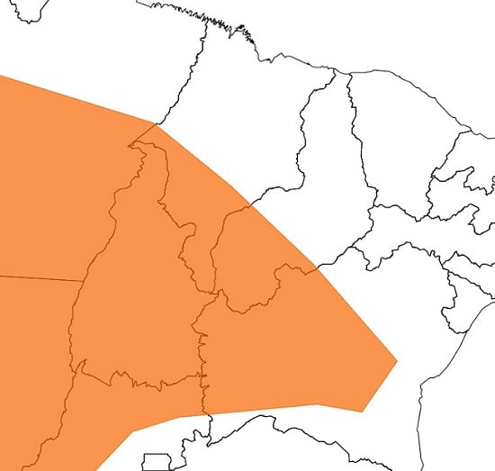 Região Sul do Piaui recebeu alerta laranja