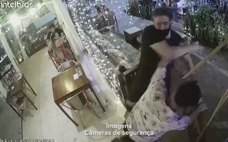 Homem agride funcionário de restaurante no Pará - Foto: Divulgação