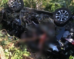 Colisão entre carro e carreta mata duas pessoas na BR-316, no Maranhão