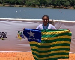 Piauiense de 12 anos leva medalha em campeonato nacional de canoagem