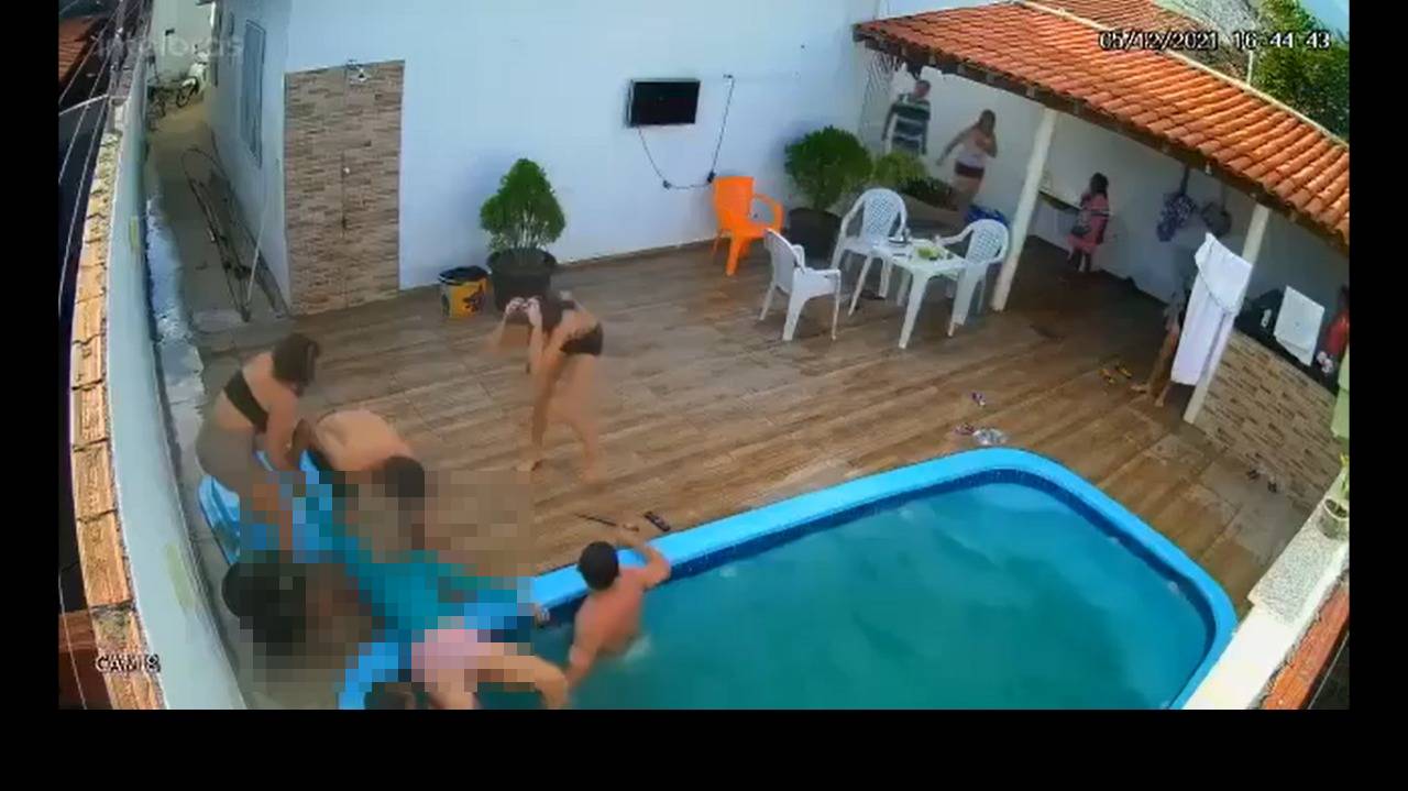 Menina fica inconsciente em piscina após ter cabelo sugado no Piauí; (Foto: Redes Sociais)
