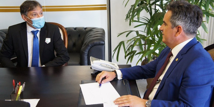 Marcelo Costa se reúne com Ciro Nogueira que garante a pavimentação da Avenida XV de Novembro