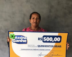 Assine Ganhe: 145º sorteada recebe prêmio de R$ 500 na Rede Meio Norte