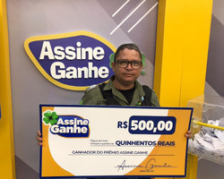 Assine Ganhe:133º sorteado recebe prêmio de R$ 500 na Rede Meio Norte