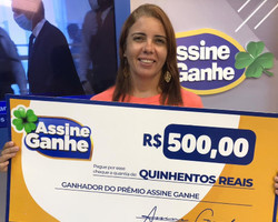 Assine Ganhe: 167ª sorteada recebe prêmio de R$ 500 na Rede Meio Norte