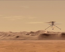 Em Marte, helicóptero Ingenuity se prepara para o primeiro voo