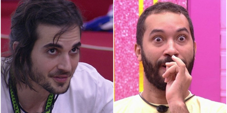 BBB21: Gil e João avisam a Fiuk que ele ficou pelado após festa