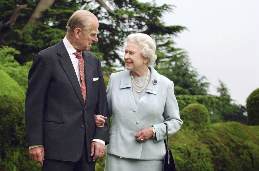 Registro do Prícipe Philip ao lado da Rainha Elizabeth | foto: Fiona Hanson/PA via AP/Arquivo 
