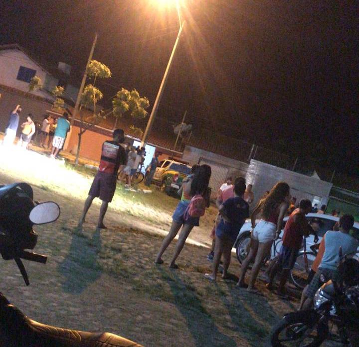 Caso aconteceu no bairro Nossa Senhora da Conceio, em Lus Correia (Foto: Reproduo/ WhatsApp)