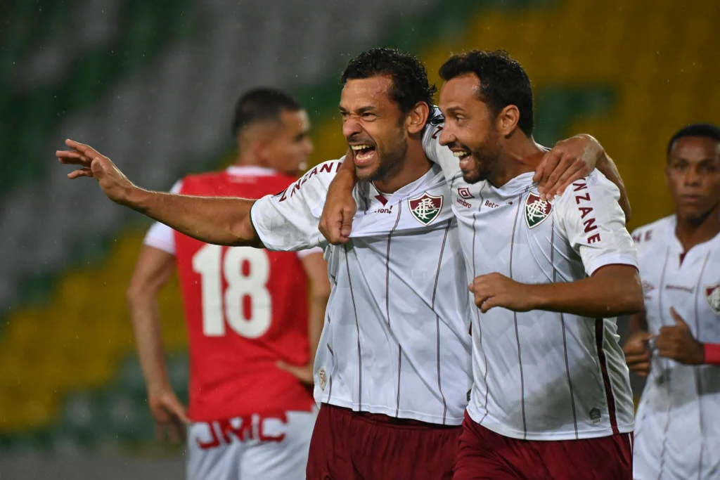 Fluminense vence o Santa Fe por 2 a 1 Foto:  Luis Robayo/ AFP