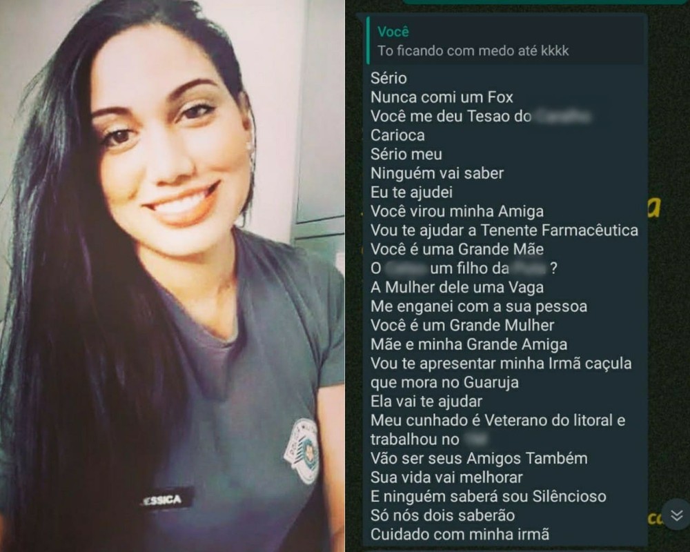 Soldado Jéssica denuncia superior por assédio sexual, ameaças de morte e de estupro — Foto: G1 Santos
