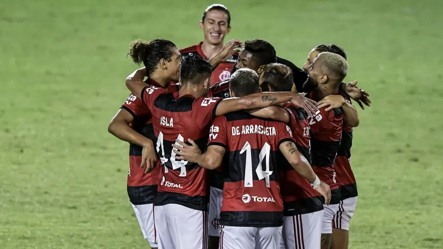 Flamengo deu show e venceu Madureira de goleada Foto: Thiago Ribeiro