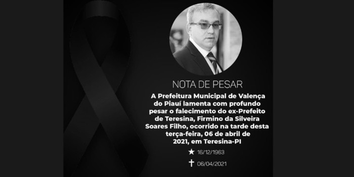 Prefeitura de Valença lamenta a morte do ex-prefeito