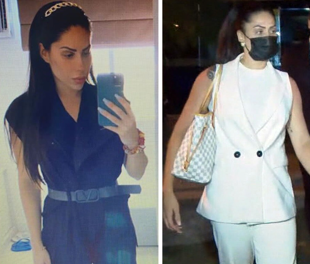 Monique fez selfie antes de ir depor, mas acabou trocando de look