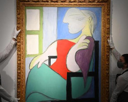 Pintura de Pablo Picasso é vendida em leilão por R$ 544 milhões