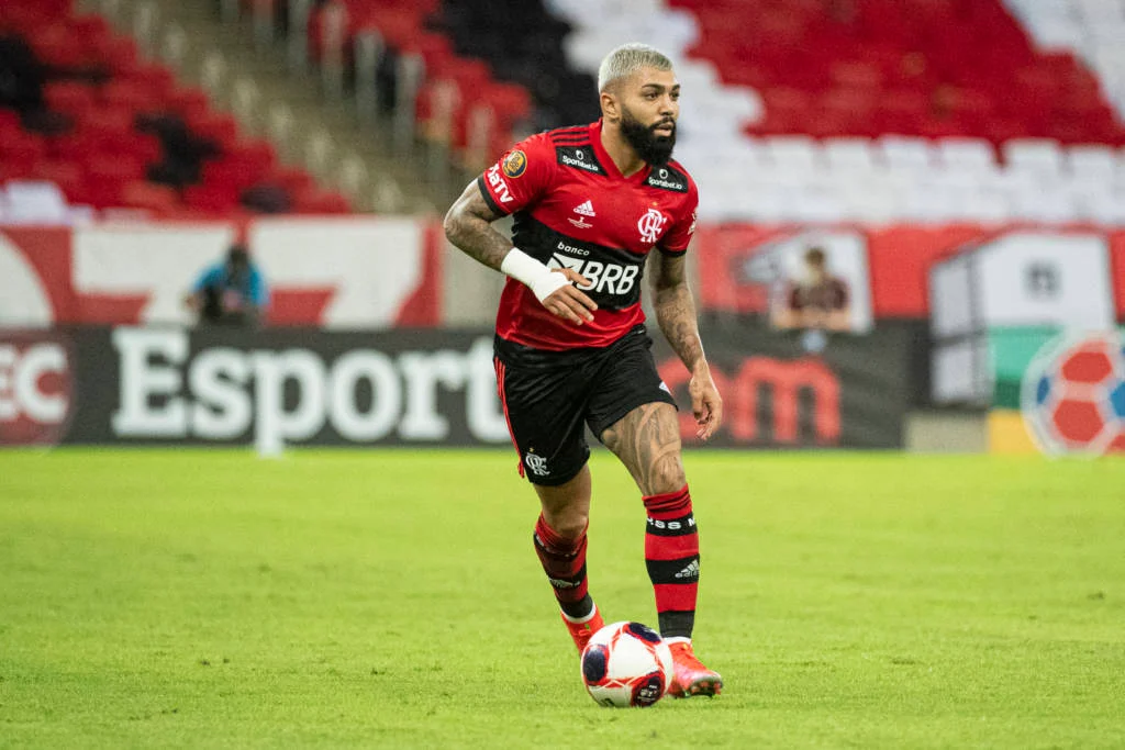 Gabigol marcou o gol do Flamengo na partida contra o Fluminense Foto: Alexandre Vidal 