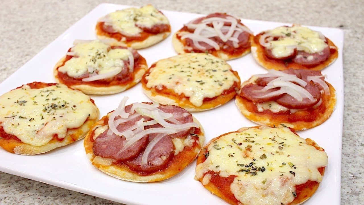 Que Tal Fazer Mini Pizzas Em Casa Aprenda A Fazer