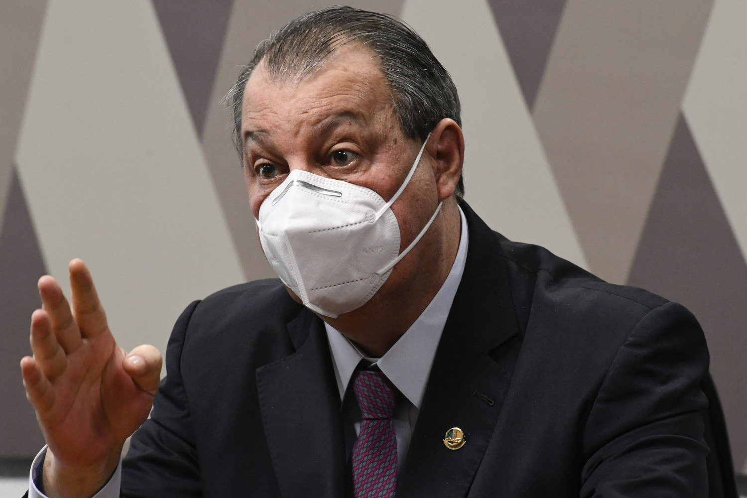 Omar Aziz diz que Eduardo Pazuello pode ser preso Foto: Agência Senado