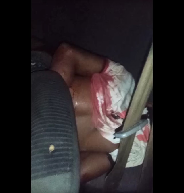 Robinho foi atingido com vários tiros dentro de um veículo - Foto: Reprodução 