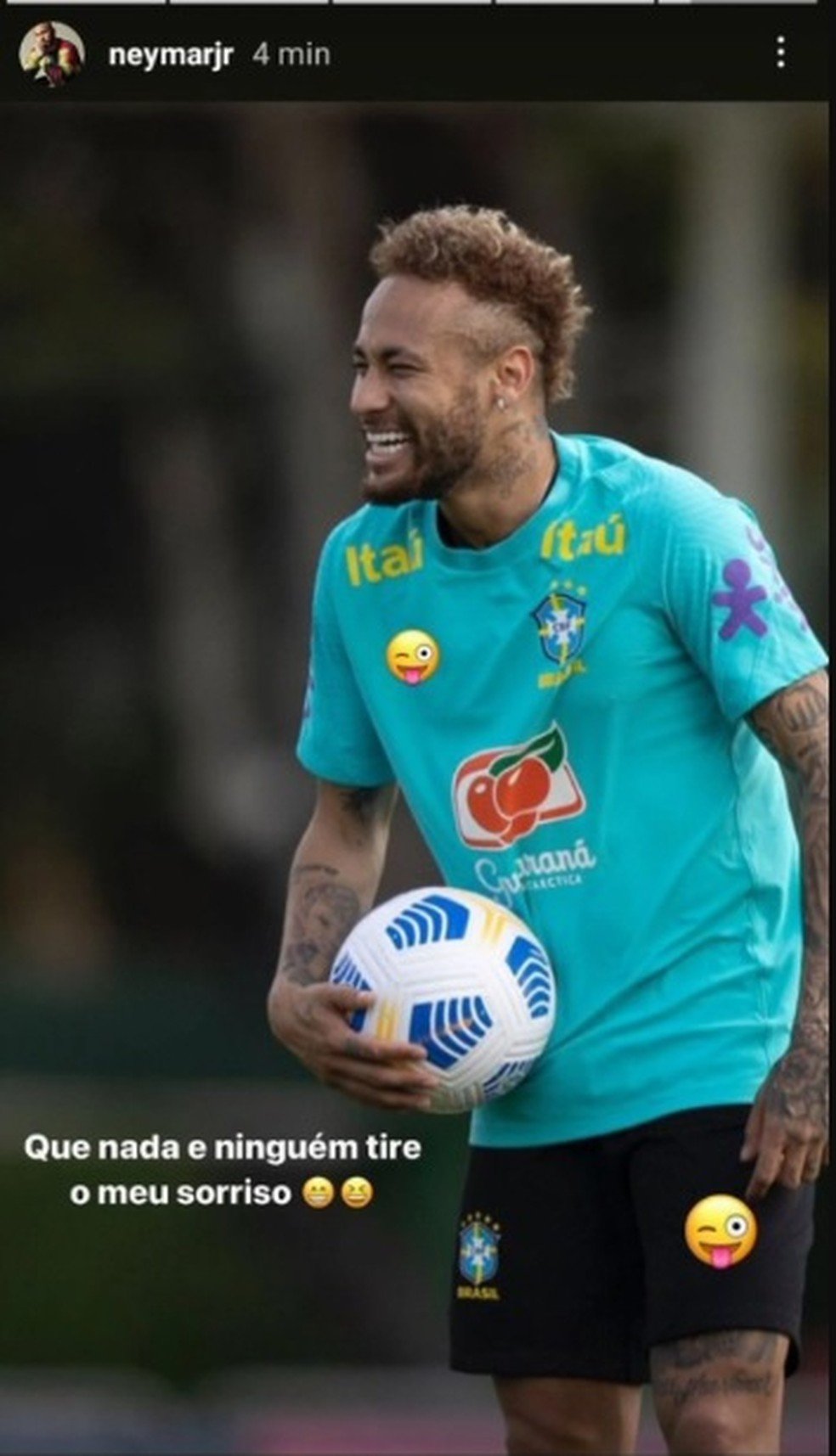 reprodução instagram do Neymar