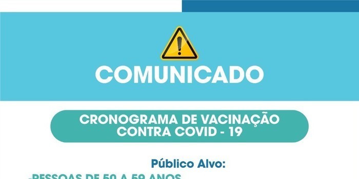 Monsenhor Gil irá vacinar na terça feira de 50 a 59 e algumas categorias