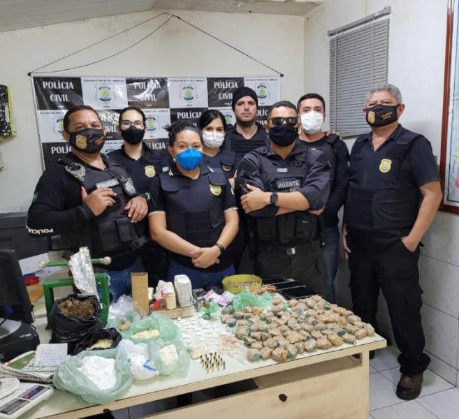 Polícia Civil apreende grande quantidade de drogas em Barras / Foto: Reprodução/Polícia Civil