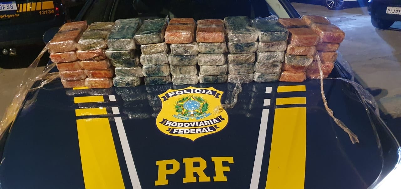 Por ter um alto valor, a PRF deu um prejuízo aos traficantes na ordem de R$ 13,8 milhões - Foto: Divulgação/PRF