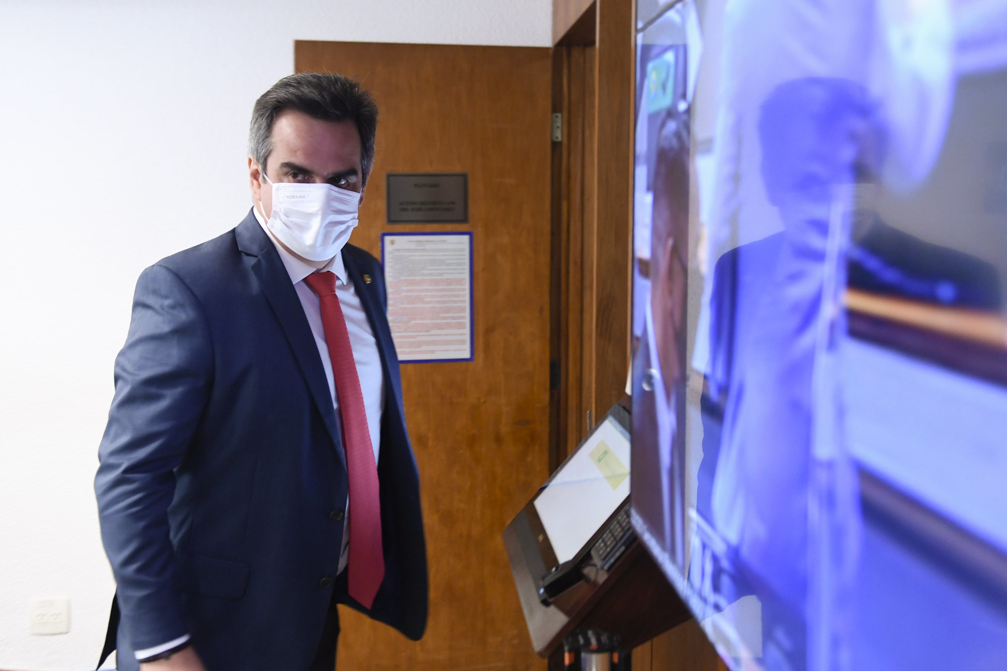 Ciro chega com desafio de garantir sobrevida ao governo Bolsonaro, frente ao desgaste provocado pela CPI da Pandemia. Foto: Jefferson Rudy/Agência Senado
