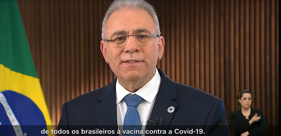 Ministro Marcelo Queiroga fez pronunciamento nesta quarta-feira (28)