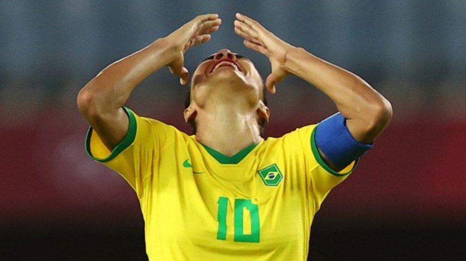 Marta não escondeu tristeza pela eliminação do Brasil nos Jogos Olímpicos. (Foto: Divulgação)