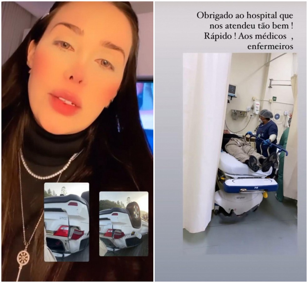 Esposa de Giovanise pronunciou sobre acidente de carro 