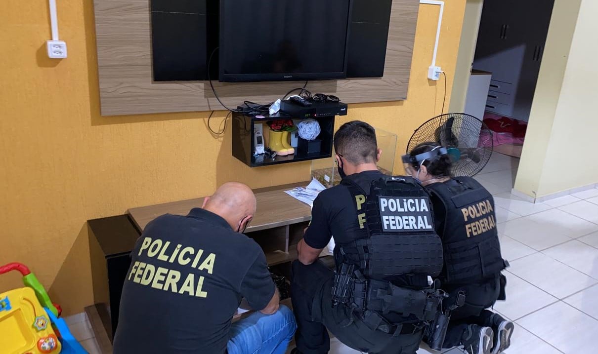 40 policiais federais participam da operação para cumprimento de 15 mandados judiciais - Foto: Divulgação/PF
