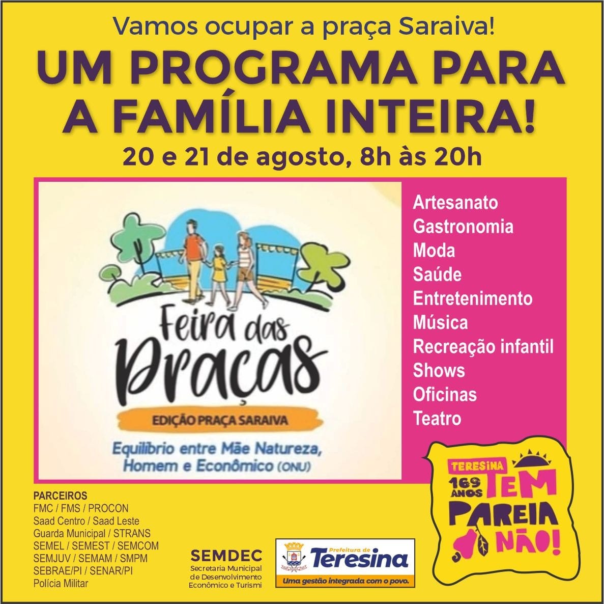 FMS oferecerá serviços de saúde na Feira na Praça nesta sexta e sábado (Foto: Divulgação)