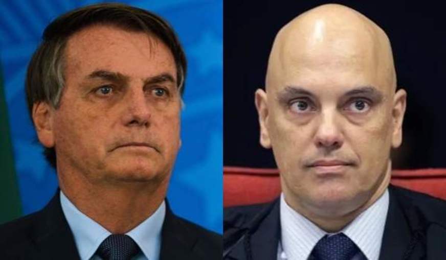 Jair Bolsonaro apresentou pedido de impeachment de Alexandre de Moraes
