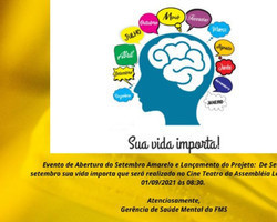 FMS realiza abertura do Setembro Amarelo com projeto sobre saúde mental