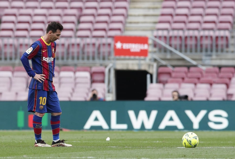 Barcelona anuncia a saída de Messi do clube (Foto: Albert Gea/Reuters )